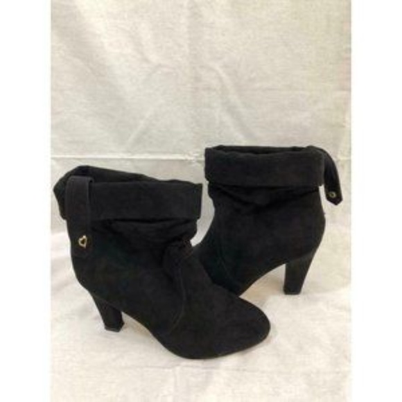 Thalia Sodi Women's Boots Booties Black Suede 7.5 - Picture 9 of 12